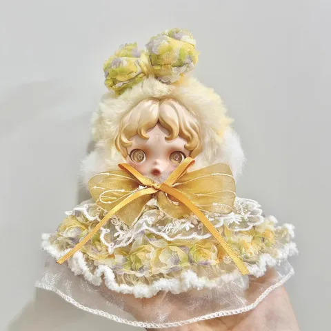 仅搪胶娃衣一二三套装裙子高能】洛丽塔娃衣代适用于前方17cm