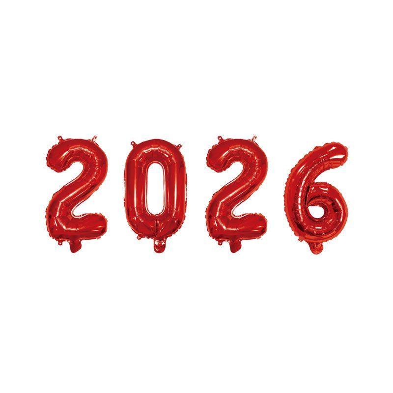 16寸32寸40寸数字独立纸卡包装2026气球新年套装元旦跨年春节装饰,节庆用品/礼品,飘空气球,淘宝优惠券,粉丝福利购,淘宝优惠卷