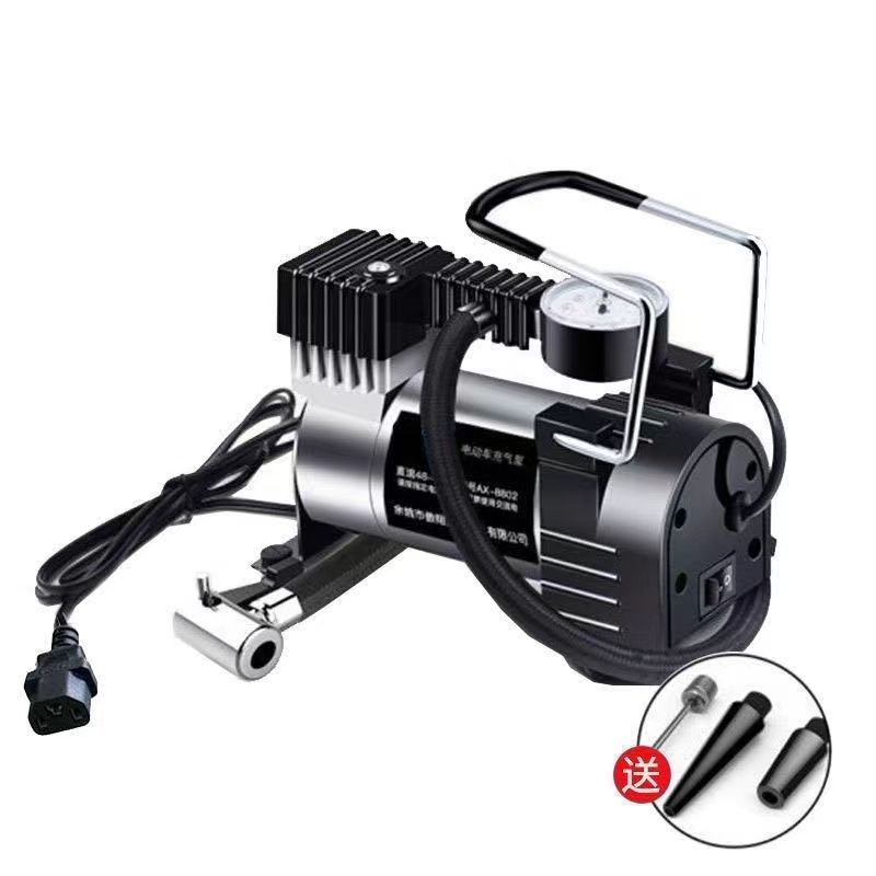 电动车充气泵48V60V72V通用12V摩托车充气泵轮胎打气筒便携电瓶车
