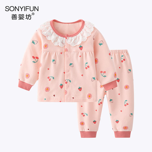 女童春秋装秋衣套装小童宝宝公主衣服纯棉可爱超萌洋气内衣两件装 - 封面