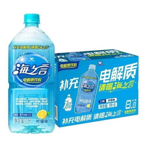 统一海之言电解质饮料 1L*8瓶（柠檬味）-N