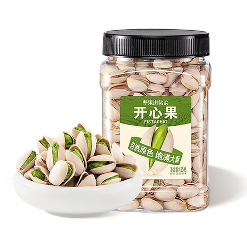洽洽·坚果进化论开心果425g罐装大颗粒饱满坚果解馋休闲办公零食