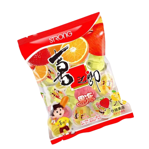 喜之郎果冻袋装360g*4袋什锦果冻儿童解馋零食-N