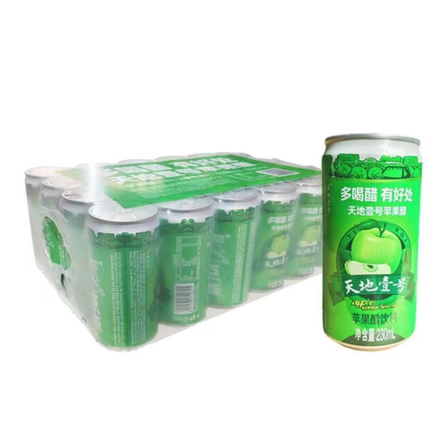 天地壹号苹果醋饮料230ml*24罐清爽解腻-CL