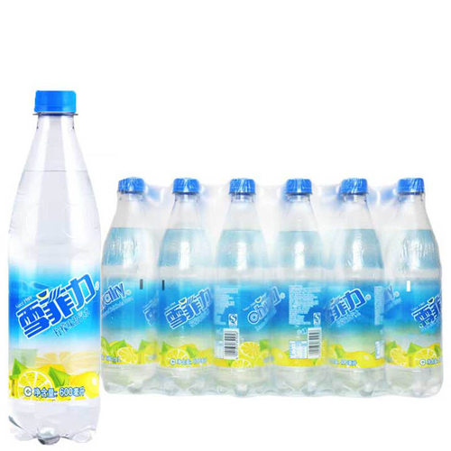 雪菲力柠檬味盐汽水600ml*24瓶汽水饮料碳酸饮料夏季饮品-CL