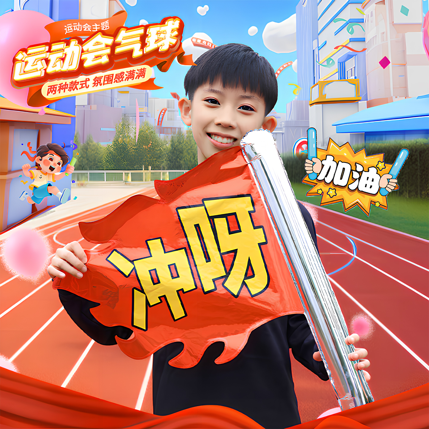 新款运动会可爱幽默打气加油棒