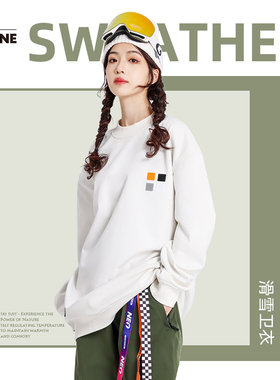 【两件折扣】COSONE新款滑雪服卫衣单板双板软壳上衣保暖防水套头