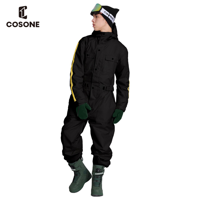 【清仓雪服】COSONE连体滑雪服男女情侣款防风防水保暖大码滑雪服