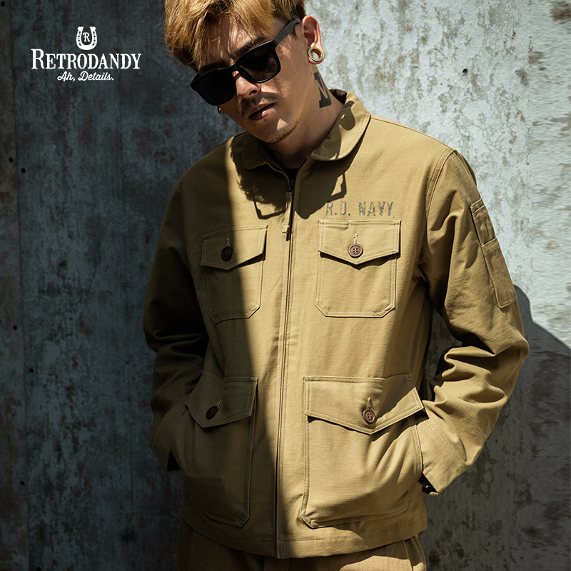 阿美咔叽美式飞行员夹克