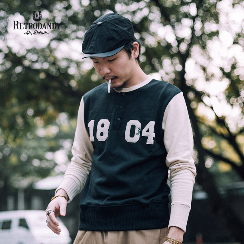 RETRODANDY复古赛车服阿美咔叽厚