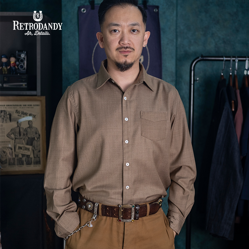 retrodandy美式复古花纱宽松工装