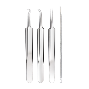 细胞夹去黑头镊子超尖超细美容院专用神器专业清理工具粉刺针痘痘