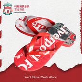 新款 利物浦俱乐部 百搭人字拖情侣夹脚海沙滩拖鞋 官方正版