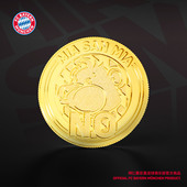 BERNI决策币纪念币金色电镀 拜仁慕尼黑足球俱乐部 官方正版