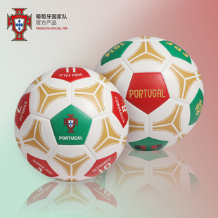 【官方正版】葡萄牙国家队 | C罗足球红绿拼色PU材质球员球号印签
