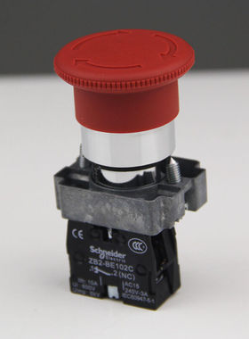 急停按钮红色蘑菇头1常闭ZB2-BE102C紧急停止开关XB2BS542C1常闭