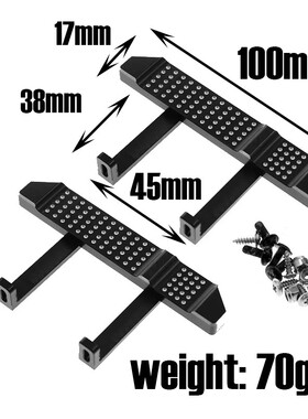 莽牛模型D90遥控车专用金属脚踏板MN99S升级改装件上车迎宾踏板W1