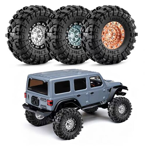 1/18TRX4M SCX24 FMS Ascent-18 1.3英寸轮毂 轮胎攀爬车轮毂W367