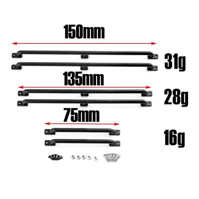 1/10模型攀爬车通用仿真金属栏杆 扶手杆 车壳横杆SCX10 TRX4 D90