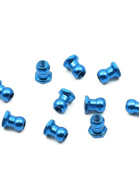 1/10 田宫 TAMIYA 配件系列5mm铝合金球头螺母（蓝色/10个）53640