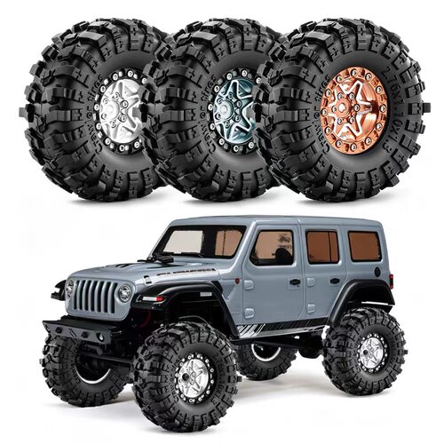 1/18TRX4M SCX24 FMS Ascent-18 1.3英寸轮毂 轮胎攀爬车轮毂W368