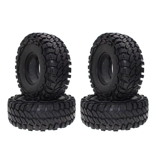 1/10仿真攀爬车 114mm 1.9寸轮胎攀爬胎皮 Axial SCX10 D90 CC01