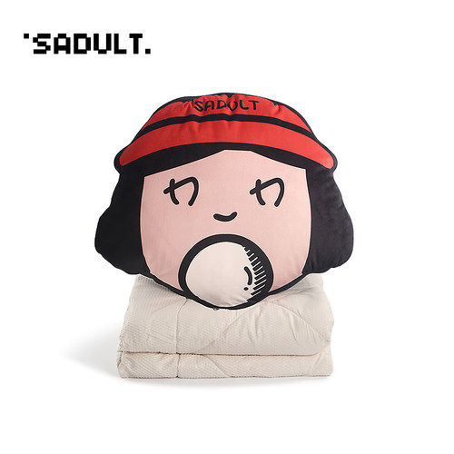 SADULT可爱波波妹抱枕被