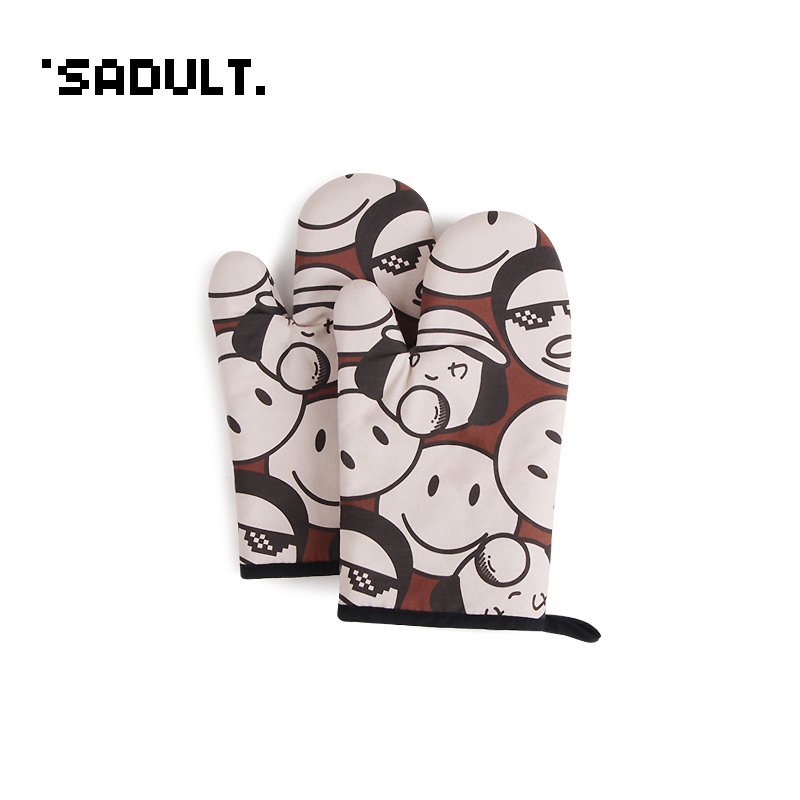 SADULT耐高温隔热可爱防烫手套