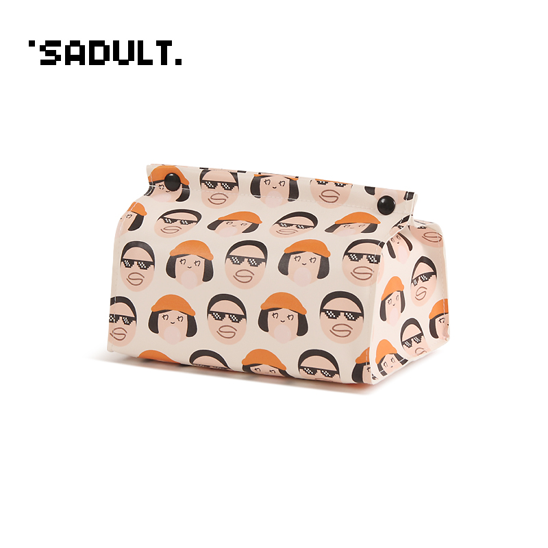 SADULT可爱卡通家用纸巾套纸巾盒
