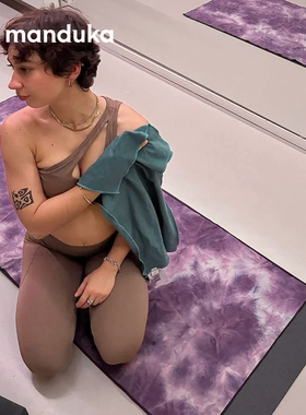 Manduka eQua绒面超细纤维吸汗防滑可机洗多功能瑜伽巾铺巾手巾