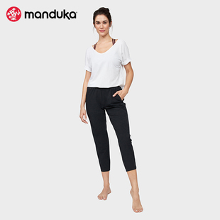 Manduka CityPant女可再生弹力面料都市风针织长裤 惠 束脚裤