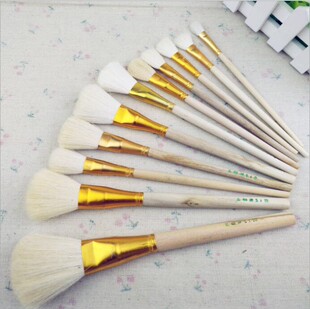 羊毛s笔陶瓷工艺彩绘毛刷工业油漆描金家具软毛笔油画水彩清洁刷