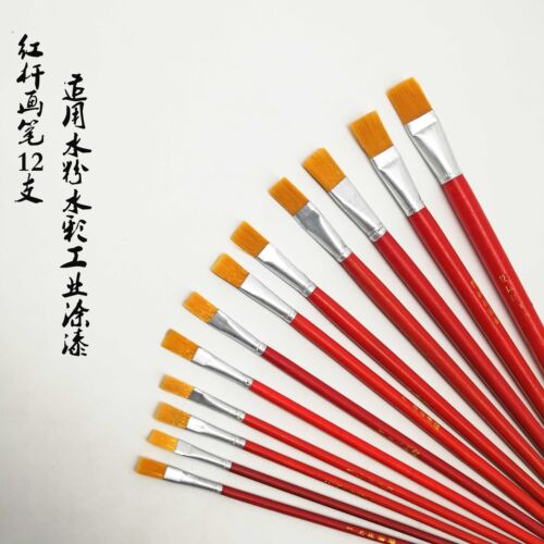 尼龙毛油画笔儿童水粉水粉水彩刷