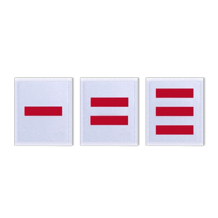 新语文化少先队臂章队徽班干部标志棉布队标班干部队委班委臂章小队长中大一道杠二道杠中队委臂章用品团宝汇