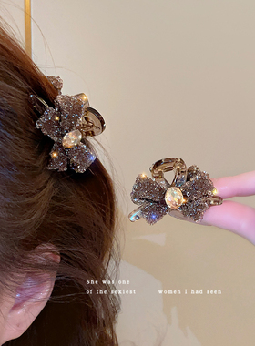 2026新款镶钻蝴蝶结小发卡女气质刘海夹侧边碎发夹小巧精致小抓夹