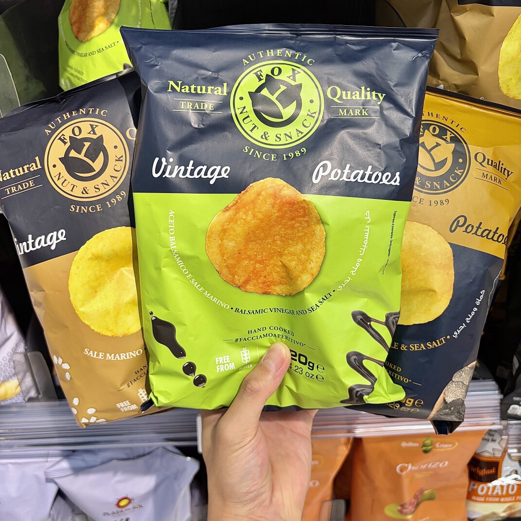 ole精品超市代购FOX松露海盐味薯片海盐味薯片香醋海盐味薯片120g