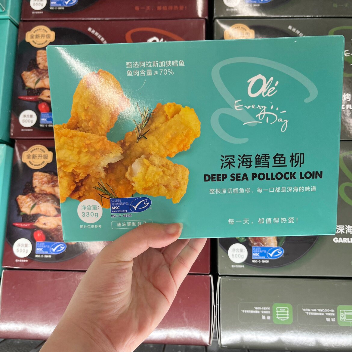 ole精品超市深海鳕鱼柳330g MSC认证顺丰包邮