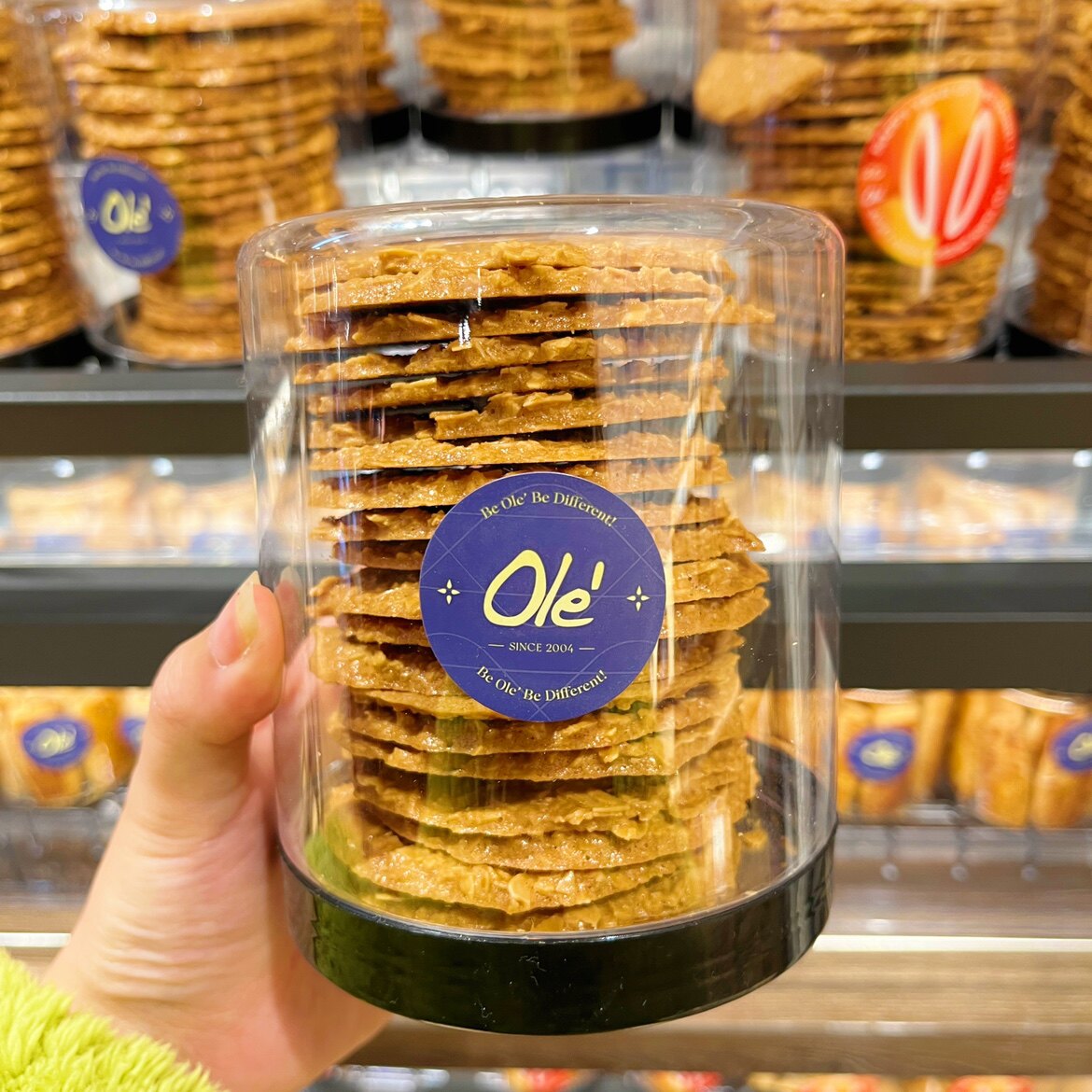 ole精品超市果仁瓦片薄脆包邮代购