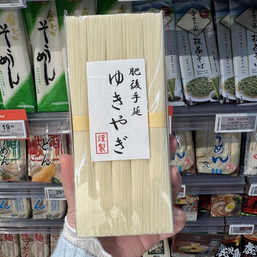 ole超市代购雪柳牌日式手工素面250g