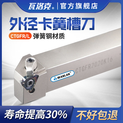 带压板立装卡簧槽槽刀杆CTGFR