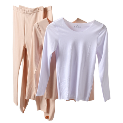 打底衫莫代尔秋衣女童肉色加薄绒