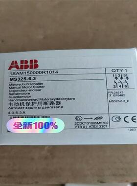 议价ABB电动机保护用断路器MS325-6.3 1SAM1500