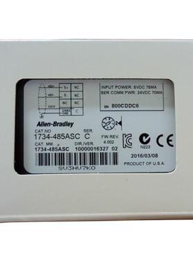 议价1734-485ASC-CC 罗克韦尔  CompactLogix RS-485 通信 全新