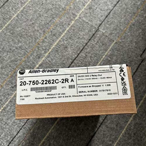 议价罗克韦尔变频器I/O模块20-750-2262C-2R全新未拆封现货