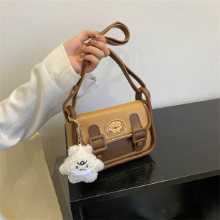 小包包女今年女包新款 百搭 撞色单肩斜挎包休闲百搭英国剑桥包时尚