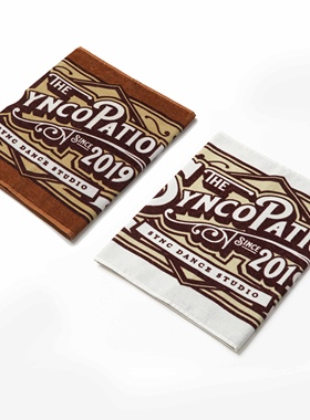 Syncopation毛巾运动毛巾白色咖啡色