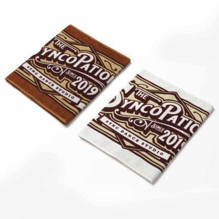 Syncopation毛巾运动毛巾白色咖啡色