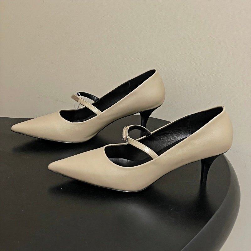 cocy法式尖头玛丽珍鞋女2026春新款细跟浅口单鞋百搭通勤高跟鞋不,女鞋,玛丽珍鞋,淘宝优惠券,粉丝福利购,淘宝优惠卷