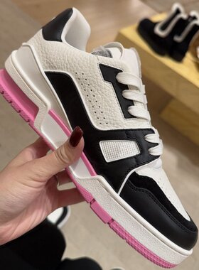 cocy维多娜运动休闲鞋厚底情侣鞋黑白拼色百搭小白鞋板鞋女春季