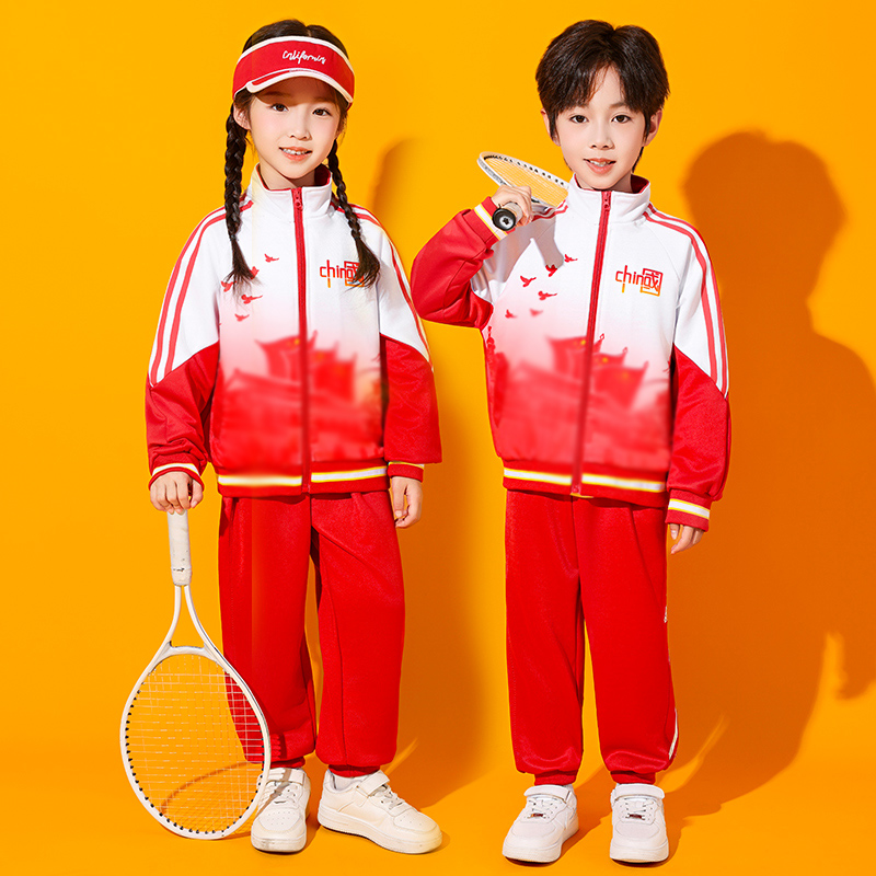 校长爆款推荐儿童运动会校服套装